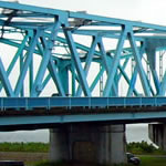有沢橋の足場工事